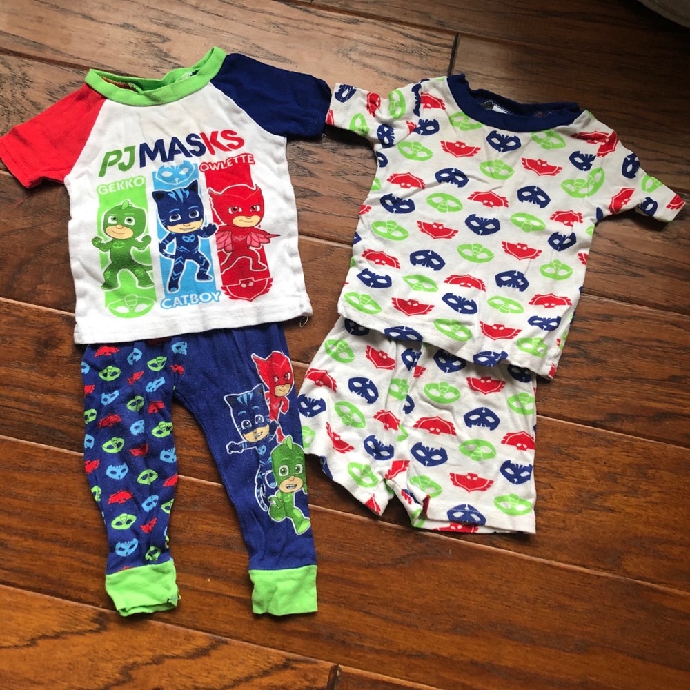 PJ Masks 18 month pajamas (2 sets)